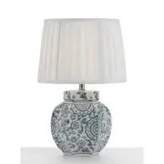 Telbix Lighting Padma Ceramic Table Lamp - Grey / White