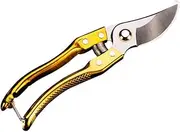 SEWOART 1PC Golden Fruit Branch Pruning Shear Professional Gardening Tool for Efficient Tree Trimming Portable and Durable Scissors with Safety Lock for and Orchard Use