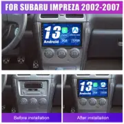 9" FOR SUBARU IMPREZA 2002-2007 STEREO RADIO HEAD UNIT CARPLAY ANDROID 13.0 CAM (for: Subaru)