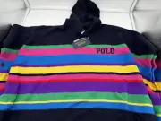 Polo Ralph Lauren Youth Kids Small S 100 Wool Poncho Pullover Stripes Multicolor