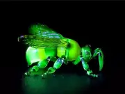 Uranium Vaseline Bumble Bee Made By Rafael