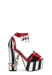 [Current Mood] Painted Ponies Platform Heels - Black/Red