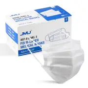 50pcs/box ASTM Medical Respirator Masks Level 3 Four-Layer Adult Size 17.5x9.5cm