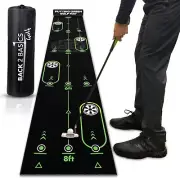 Putting Mat – Premium Golf Hitting & Putting Mat for Indoor and Outdoor Pract...