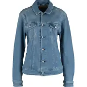 REPLAY Blue Jeans Buttoned Denim Jacket - XXL - £170