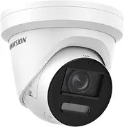 Ⲏіk 8MP Full Time Color Strobe Light and Audible Warning Fixed Turret Network Camera(DS-2CD2387G2-LSU/SL 2.8MM)，Human and Vehicle Detection，Built-in Two-Way Audio，IP67 Weatherproof (New Version）