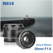 Meike 25mm F1.8 Prime Manual Focus APS-C Lens For Sony E-Mount A6000 A6300 A6500