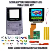 Nintendo Game Boy Color GBC AMOLED OLED Touchscreen LCD Mod Kit ATOMIC PURPLE