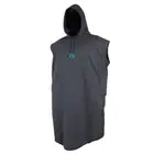 Duotone adult hooded towel poncho