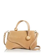 Cult Gaia Kazia Suede Top Handle Crossbody
