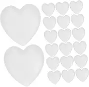 HAWILLOSCH 10pcs Heart-shaped Glasses Ear Grips Anti-slip Retainers for Eyeglasses Comfortable and Discreet Fit for All Glasses for Active Lifestyles