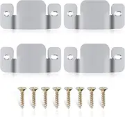 AWTOK Sectional Sofa Connector Bracket, Sectional Couch Connectors Bands for Sectionals,Furniture Connectors with Screws,4 Pieces
