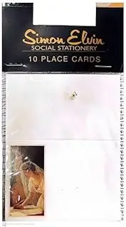 Simon Elvin Place Cards (Pack of 10) (UK Size: One Size) (White/Brown)