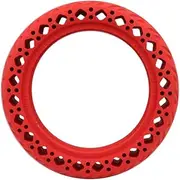 LUNCHS Rubber Solid Tire Compatible with Xiaomi 3 Compatible with Mijia M365 Electric Scooter Shock Absorber Damping Tyre Compatible with Pro Pro2 1S 8 1/2 Tubeless 8.5"(1pcs red)