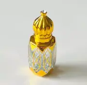 Glass Golden Roll on Bottle 6ml-Refillable Perfume Empty Bottles Essential Oil/C
