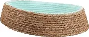 BESPORTBLE Round Cat Bed Wicker Pet Nest Comfortable Sleep for Cats Dogs Natural Woven Bed for Home