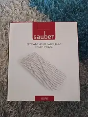 Sauber Steam And Vacuum Mop Pads 10pk