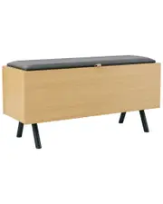 Manhattan Comfort Modern Paloma Accent Storage Bench Upholstered