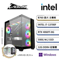 在飛比找PChome24h購物優惠-技嘉B760平台【AI-GX17W】i7十六核RTX4060