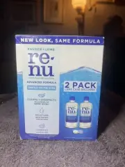 Bausch & Lomb renu Contact Lens Advanced Multipurpose Solution, 2 x 12 Fl. oz