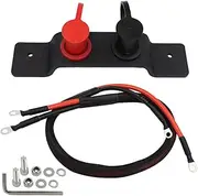 PRETYZOOM Cable for High Voltage Battery Jump Post with Core Jumper Terminal Cables for Easy Charging of Cars Trucks and Trailers