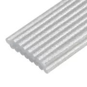 Mini Hot Glue Gun Sticks 4-inch x 0.27-inch for Glue Guns, Glitter Silver 16pcs