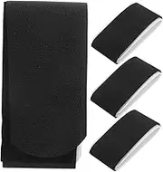 Mobestech 4pcs Snowboard Straps Ski Accessories Ski Strap Watch Strap Skis Accessories Skis Snowboard Goggles Snow Goggles Ski Skis Ski Goggles Ski Fixers Storage Skis Ski Retainer Black