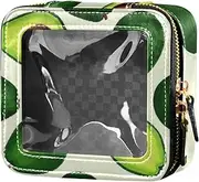Oil on Green Avocado Clear Makeup Bags Cosmetic Bag Travel Cosmetic Case for Women