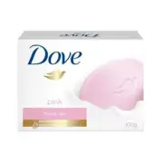 Dove Milk Beauty Soap 4 Bars 400g Pink