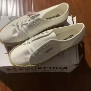 Superga 2790 Cotropew Platform Shoes Festival Trainer M8.5/W10 Box Damaged