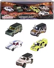 Majorette Castheads Series Track Racer Cars 5-Piece Gift Pack