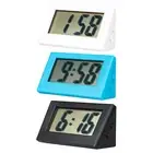 Digital LCD Tabletop Clock Car Vehicle Dashboard Clock Desk Time Small Clock