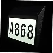 Tofficu 1Pc Solar Door Number Light Durable LED Address Sign Outdoor Doorplate Light for Garden Pathway and Porch Bright Leds for Enhanced Visibility at Night
