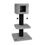 Crazy Cat 115cm Sleeper Scratcher Climbing Pet Kitten/Cat Tree/Tower/Condo/Bed