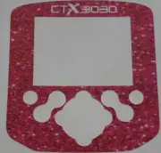 Minelab CTX vinyl Keypad control box sticker in Pink Sparkle
