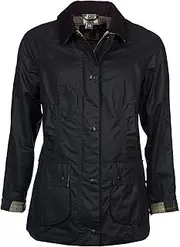 [Barbour] Women's Beadnell Wax Jacket, Sage, 18, Sage, 22