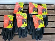 6X Maxisafe Black Knight Sub Zero Gloves - Wool Lined Gloves - Size M