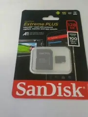 SanDisk Extreme 128GB 100MB/S Class 10 Micro SD MicroSDXC UHS-I U3 Memory Card