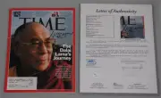 DALAI LAMA Hand Signed Time Magazine + JSA COA **BUY 100% GENUINE**