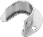 COOPHYA Closet Pole Socket Support Rods Black Universal Size Quick Install Zinc Alloy