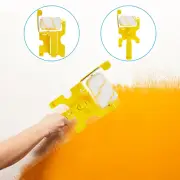 Paint Edger Roller Brush Paint Edger Tool with 3 Rollers and 2 Brushes leoKD
