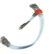 Nylon Fishing Wire Rig for Lures and Hooks Complete Set with Swivels and Snaps