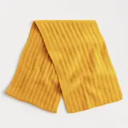 J.Crew Ribbed Scarf in Cashmere | Bronzed Ochre | $178