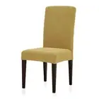 Subrtex Stretch Dining Chair Slipcover Set of 2 | Textured Grain | Beige