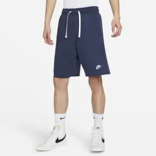 【NIKE 耐吉】短褲 男款 運動褲 ASMNK CLUB ALUMNI LBR FT SHORT 藍 DX0767-410