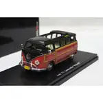 【超值特價】1:43 SCHUCO VW T1 BULLI  SAMBA WOODY 1959 ※樹脂車※