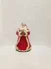 SPODE CHRISTMAS TREE Santa Cookie Jar Teddy Bear Present Robe Porcelain