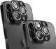 【日本代購】SUPTMAX iPhone 手機鏡頭蓋 9H玻璃 鋁合金 防刮 高透光 iPhone 14 Pro/14 Pro Max 黑色