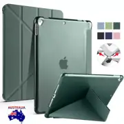 For iPad 5/6/7/8/9/10th Gen Air Pro 11 13 2024 Smart Cover Case With Pen Holder