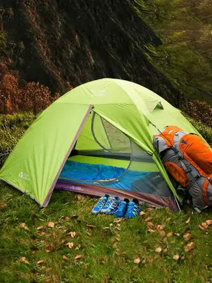牧高笛T2/T3鋁桿帳篷雙人戶外野外露營旅游登山冷山野營防雨防水【林之舍】